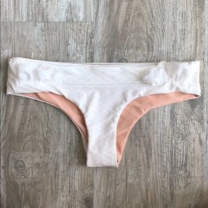 NWOT Lolli Swim eyelet bikini bottom SM
